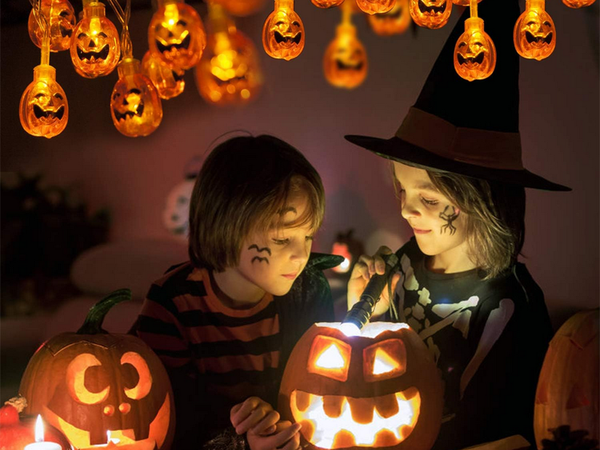 10 led halloween hängende dynamen 200cm licht dynamen dekoration