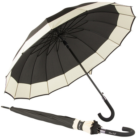 Elegant mare guvern umbrelă puternic xxl anti-alunecare mâner automat