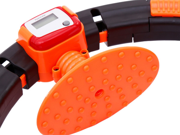 Rueda de hula hoop plegable con contador led de peso