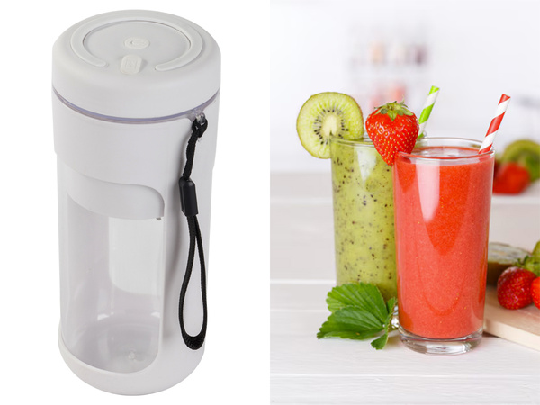 Blender na smoothie prenosný USB bezdrôtový drvič ľadu s retiazkou
