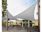 Triángulo parasol de jardín impermeable 3x3x3m