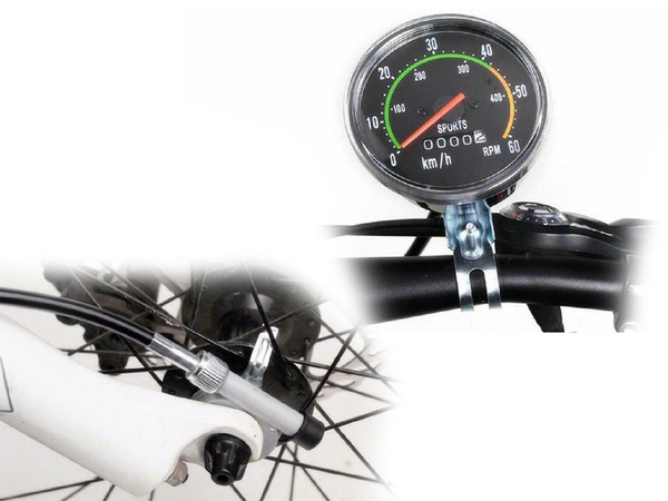Bicykel klasický retro tachometer