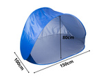 Large beach tent self folding uv garden screen cover