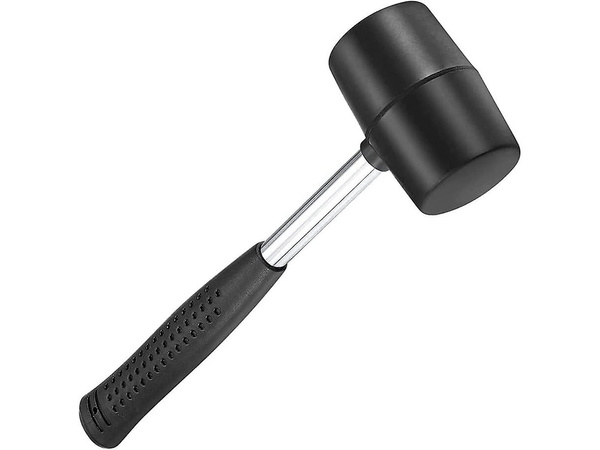 Recoilless rubber paving hammer