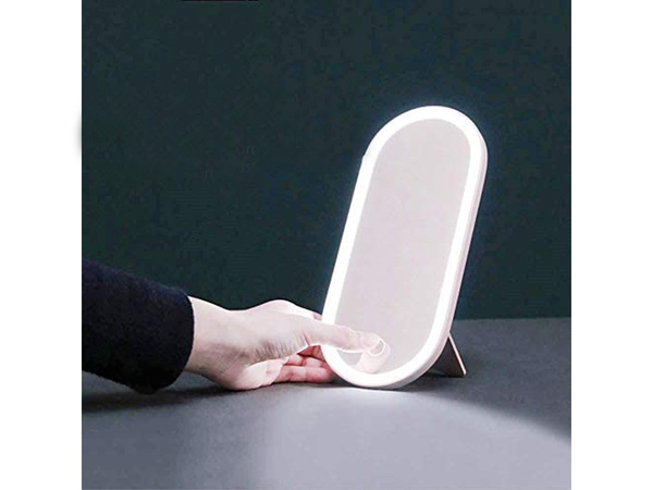 CASETĂ ORGANIZATOR COSMETICE OGLINDĂ USB LED