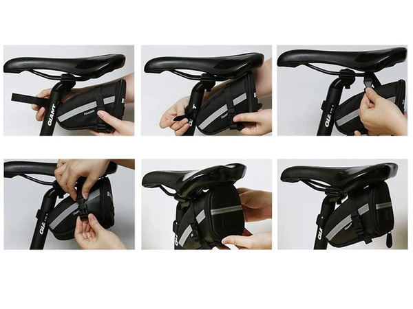 Bicycle pannier pod sedlom vodotesné puzdro