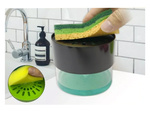 Dishwashing liquid dispenser sponge dispenser