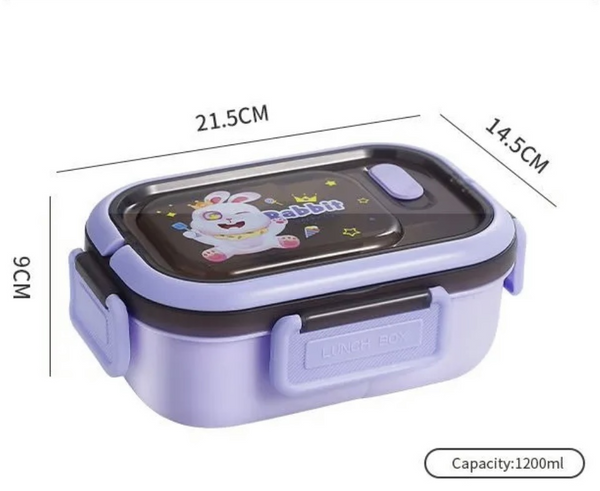LUNCH CONTAINER 1.2L HXD8808 PURPLE (72) GAB_B