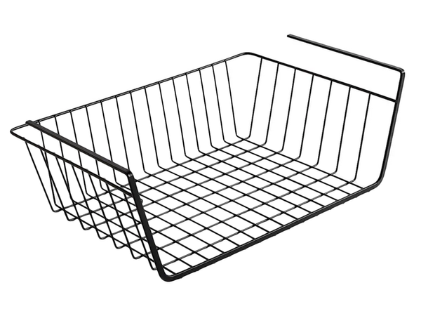 Hängekorb unter regal metallkorb organisator küche korb weiss