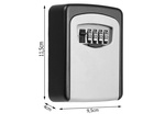 Metal safe safe box key locker cipher code