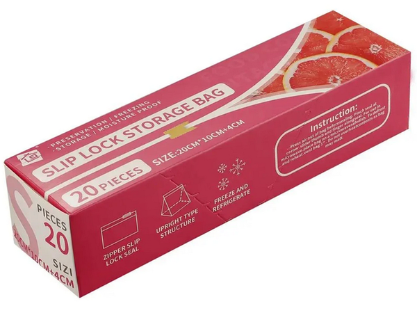 Sacs film a sceller pour aliments 600ml 20pcs