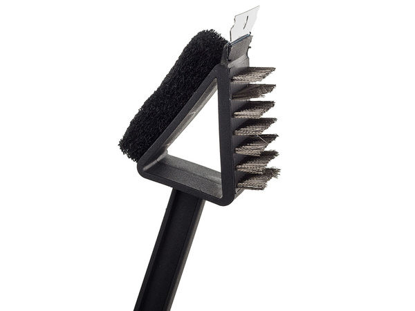 3-in-1 grill- und rechenreinigungsschrubber