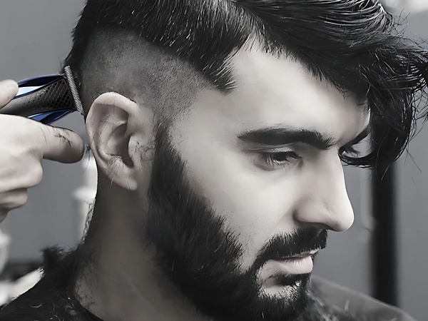 Holiaci strojček na vlasy sada tipov bezdrôtový usb-c