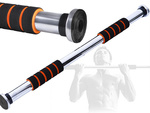Adjustable steel pull-up bar
