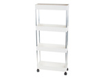 Bathroom shelf kitchen cabinet on wheels bookcase