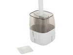 Escobilla de silicona para el baño con dispensador de líquido