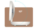 Schreibtischventilator klappbarer ventilator kabelloser schreibtischclip stehend