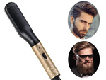 Cepillo alisador peine para barba y cabello para aseo masculino