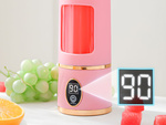Blender mit behälter, tragbarer becher, elektrischer mixer, usb, 8 klingen, smoothie