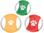Juguete para perro chew tug rope frisbee disc