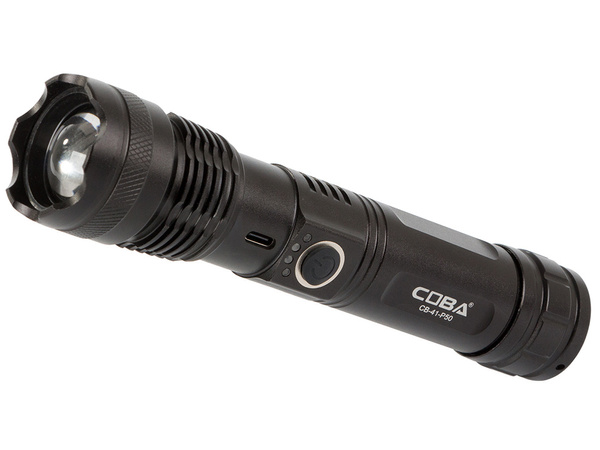 Vojaška taktična svetilka zoom coba xhp50 usb