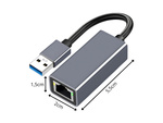 Adapter usb típusú ethernet adapter hálózati kártya lan rj45 100mb