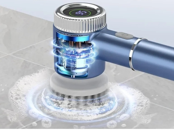 Perie rotativă electrică pentru curățarea bucătăriei, fără cablu, 5 în 1