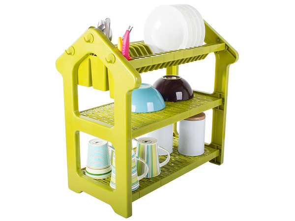 Lave-vaisselle sèche-linge égouttoir de cuisine 3 niveaux