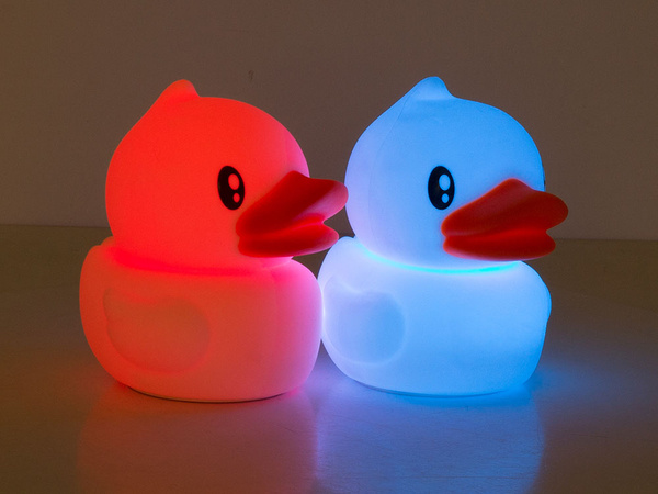 Detské nočné svetlo viedlo kačicu rgb touch usb