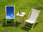 Liegestuhl aus holz strandstühle faltbar garten kissen strandstuhl