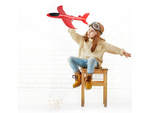Polystyrene aeroplane glider styrofoam dart throwing model aeroplane