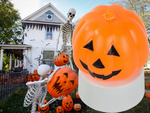 Vodil buče svetlobe žareče figurice dekoracijo halloween dekoracijo baterije