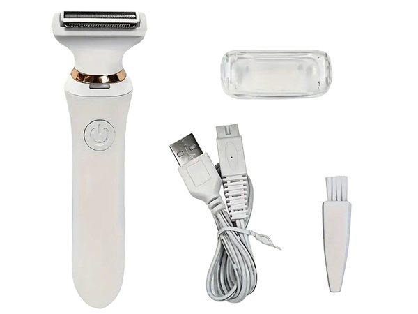 Women's shaver epilator body trimmer usb wet dry aku