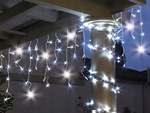 RIDEAU LUMINEUX 300 LED BLANC FROID 10M COMBINÉ GUIRLANDE LUMINEUSE POUR ARBRE DE NOËL