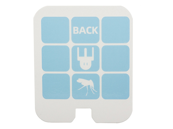 Mosquito repellent insect repellent with interchangeable plates uv-contact cleaner