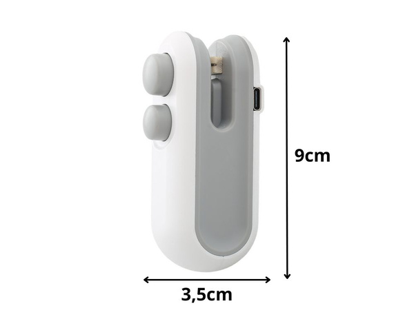 Sealer foil opener cordless on usb with magnet 2 in 1