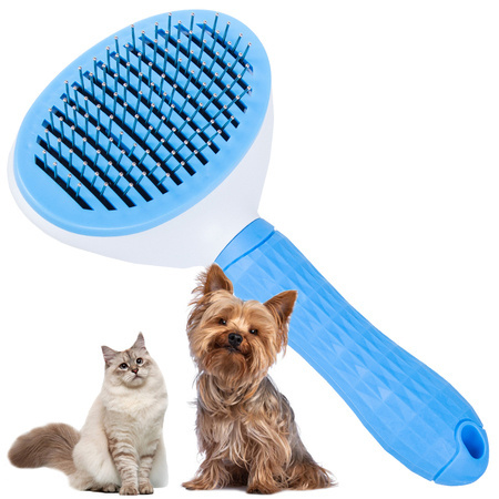 Brosse à poils autonettoyante pour chiens chats