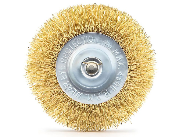 Mosazné drátěné kartáče pro šroubováky sada 5 kusů různých velikostí