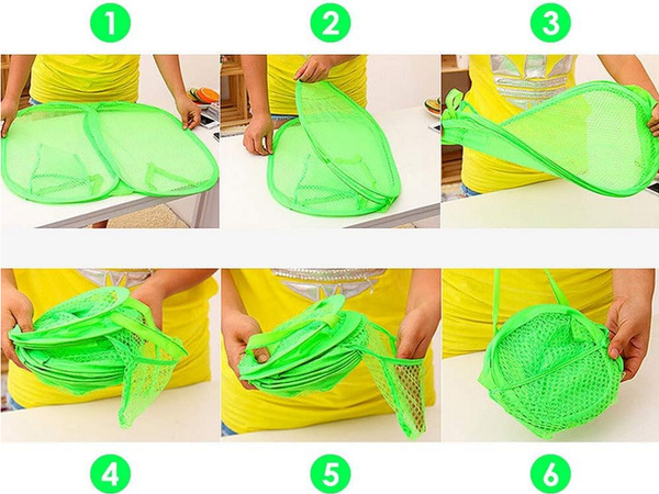 Collapsible laundry basket toy holder large storage container