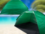 Beach tent beach screen uv protection semi-open garden tent with cover