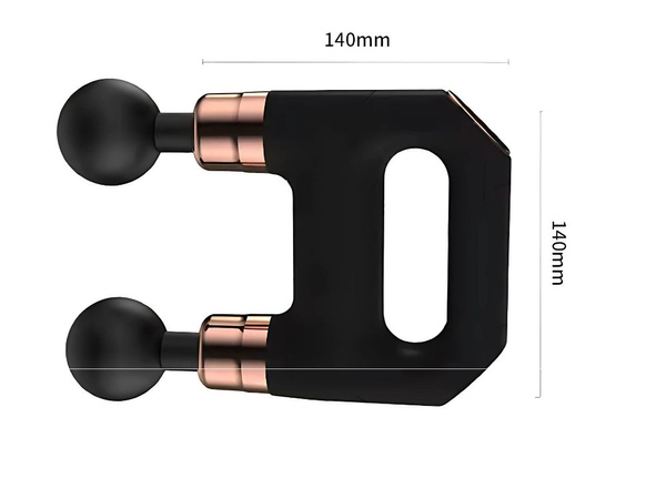 Pistolet de massage double dos masseur corporel puissant 8 conseils