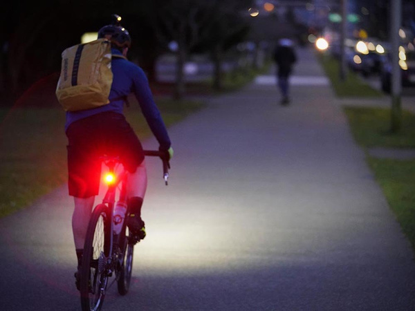 Rear usb led cob bike light