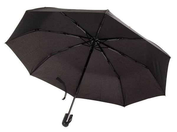 Regenschirm faltbarer regenschirm automatic fiber schwarz