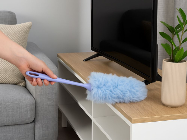 Rozkladací mikrovláknová kartáčka na prach, nečistoty a pavučiny 35 cm