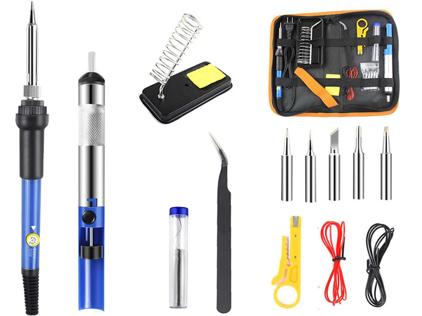 Точность 60w 200-450 °c паяльники комплект олово экстрактор