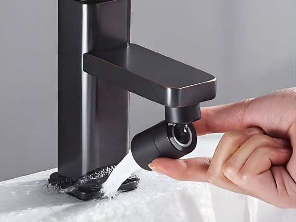 Perlator für drehbaren wasserhahn regulierbar aufsteckschraube wasserstrahl