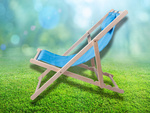 Chaise longue en bois chaise de plage chaise de jardin pliante coussin de plage