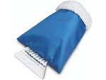 Car window scraper with snow glove soft handle