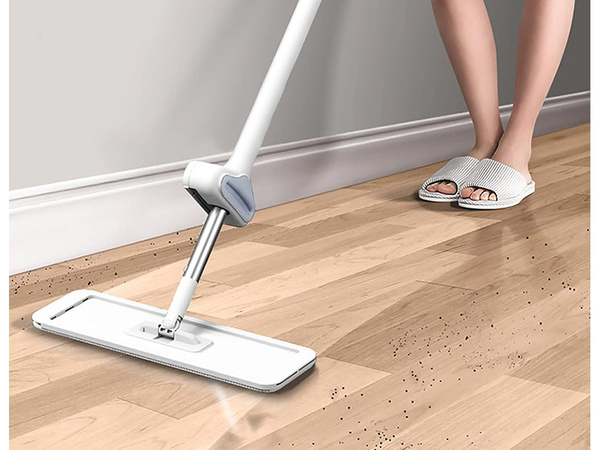 Mop płaski z wyciskaczem ręcznym 125cm chłonny składany szeroki mirkofibra