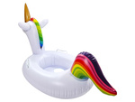 Baby unicorn inflatable wheel for swimming in pool water